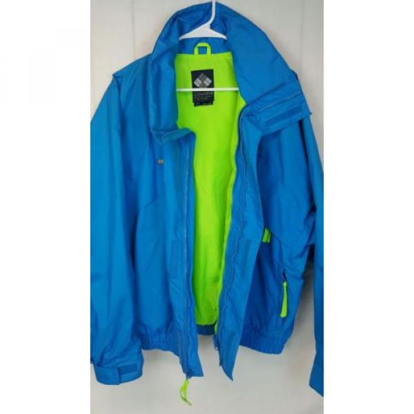 Columbia Radial Sleeve Mens Blue Jacket Coat Large #6 image