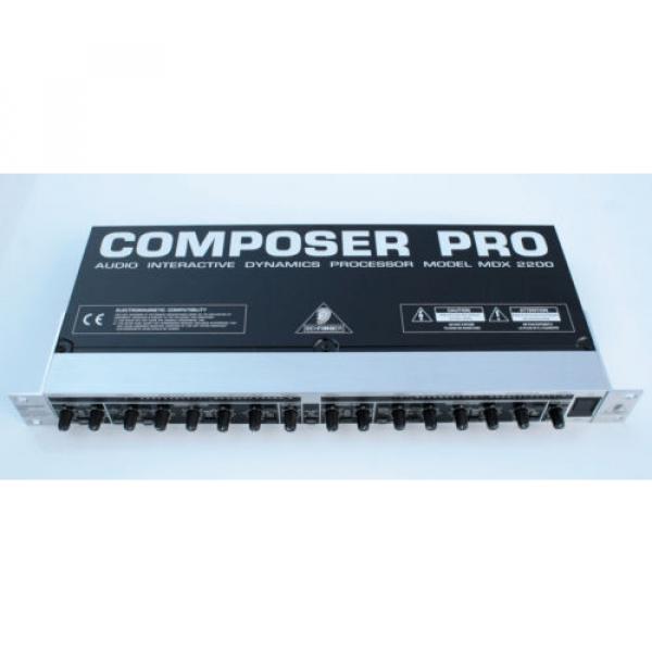 Behringer COMPOSER MDX 2200 - Audio Interactive Dynamics Processor- TOPDEAL #2 image