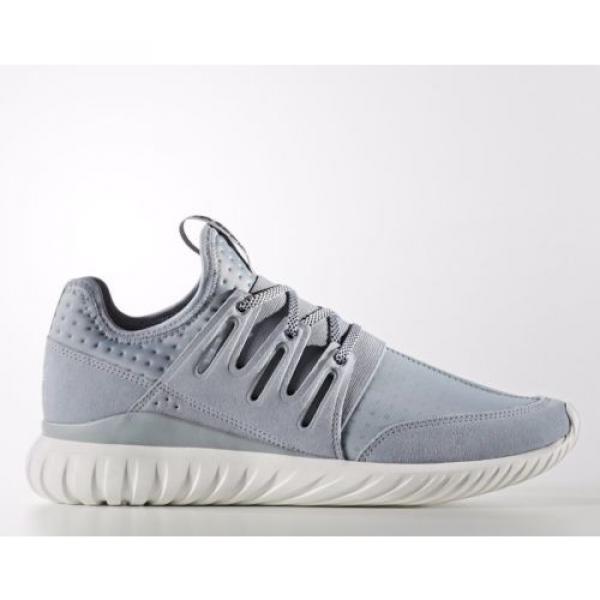 NIB ADIDAS Originals TUBULAR RADIAL S80112 gray core running/training . men&#039;s 10 #1 image