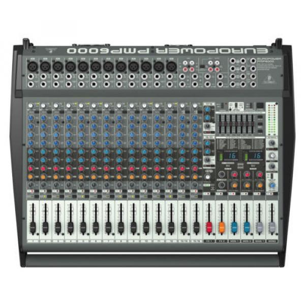 Behringer Europower PMP6000 20-channel 1600W Powered Mixer  NEW! #1 image