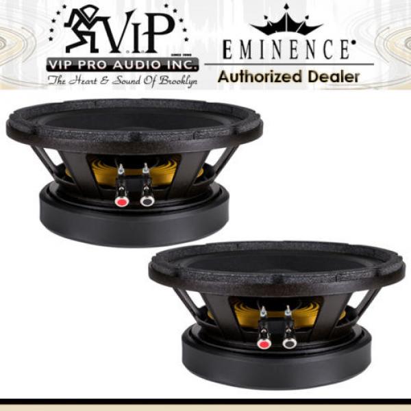 Eminence Delta Pro 10MR-8 A 10&#034; 400W Cast Frame Midrange 4 PRO &amp; Car Audio *PAIR #1 image