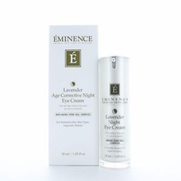 New in box Organic Eminence Lavender Age Corrective Night Eye Cream 1.05 oz 30ml #1 image