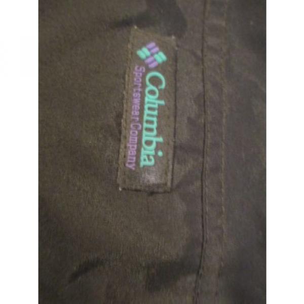 Vintage Columbia Bugaboo Ski Jacket Radial Sleeve Men&#039;s XL Black Teal Purple #2 image