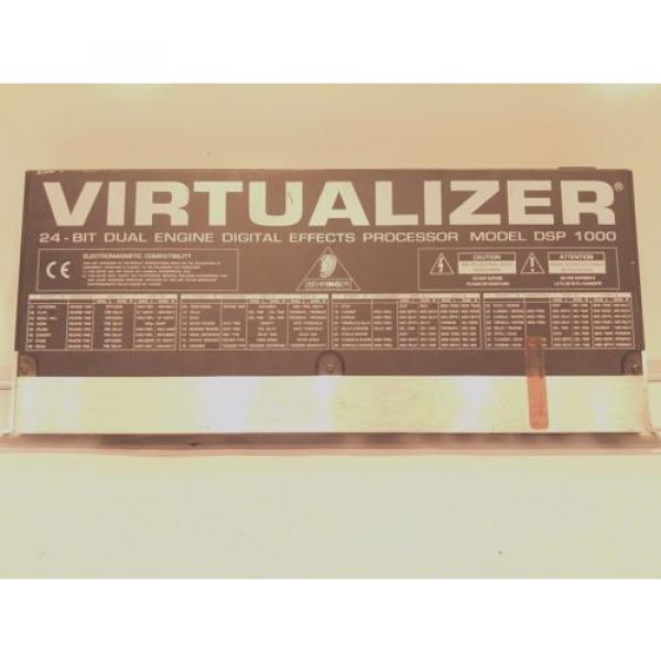 BEHRINGER VIRTUALIZER 24 BIT DUAL ENGINE DIGITAL EFFECTS PROCESSOR #7 image