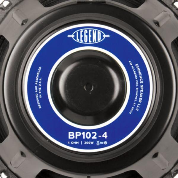 Pair Eminence Legend BP102-4 10 inch Bass Guitar Replacemnt Speaker 4 ohm 200 W #6 image