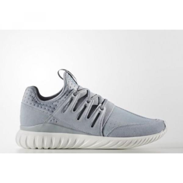 Adidas Originals Tubular Radial Men&#039;s S80112 - Grey Black White - Size 9 #1 image