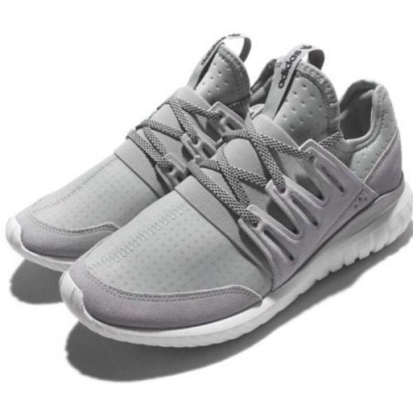 Adidas Originals Tubular Radial Men&#039;s S80112 - Grey Black White - Size 9 #3 image