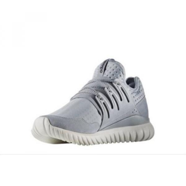 Adidas Originals Tubular Radial Men&#039;s S80112 - Grey Black White - Size 9 #5 image