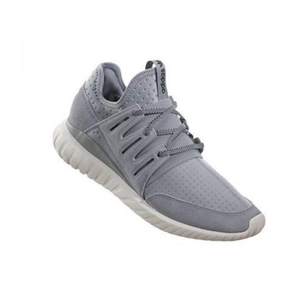 Adidas Originals Tubular Radial Men&#039;s S80112 - Grey Black White - Size 9 #6 image