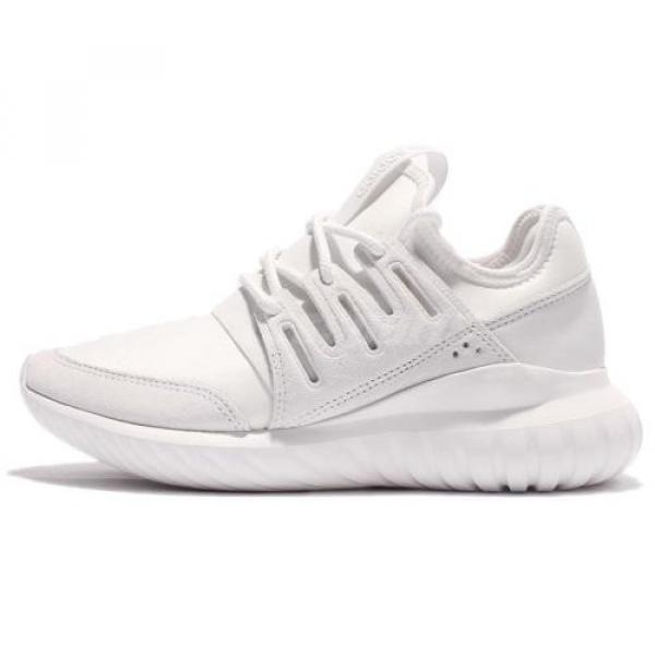 adidas Originals Tubular Radial White Grey Men Classic Shoes Sneakers AQ6722 #2 image