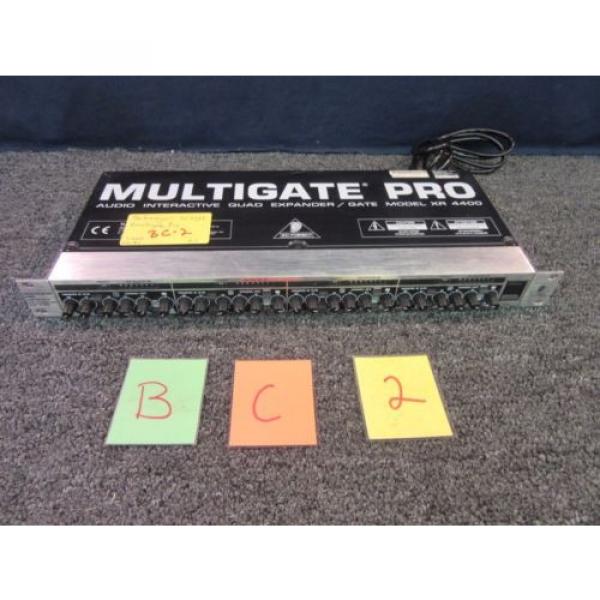 BEHRINGER MULTIGATE PRO XR-4400 AUDIO INTERACTIVE QUAD EXPANDER GATE USED #1 image