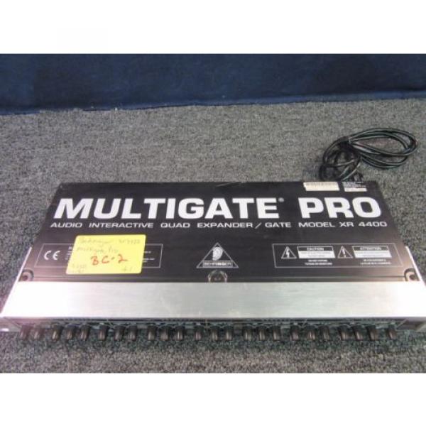 BEHRINGER MULTIGATE PRO XR-4400 AUDIO INTERACTIVE QUAD EXPANDER GATE USED #2 image