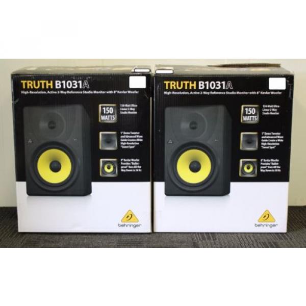 #509749 Behringer Truth B1031A Studio Monitors (Pair) | In Original Boxes #1 image