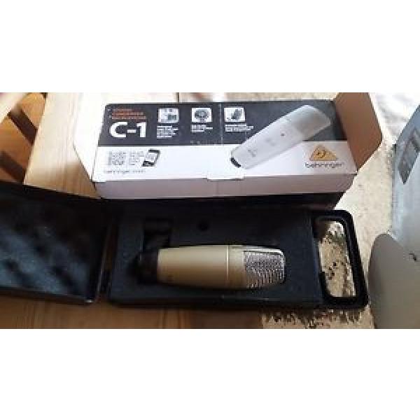 Behringer C-1 STUDIO CONDENSER Microphone with case (Never Used) #1 image