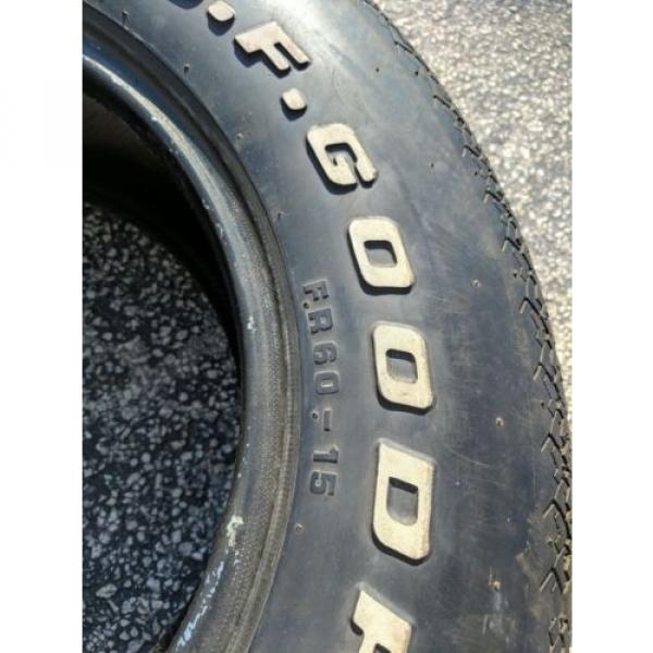 Pair of 2 FR60-15 BFGoodrich Radial Tires RWL WL 205 215 60 65 15 Vintage 1970 #9 image