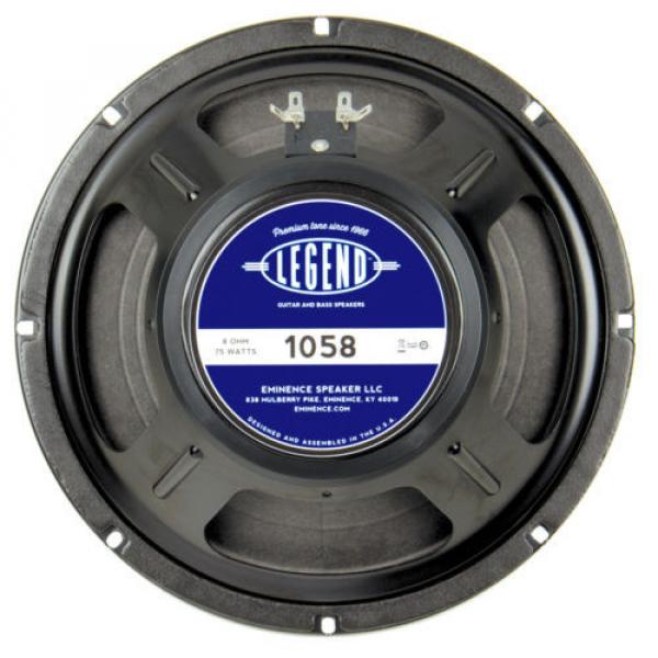 Pair Eminence Legend 1058 10 inch Lead Rhythm Guitar Replacement Speaker 8 ohm #3 image