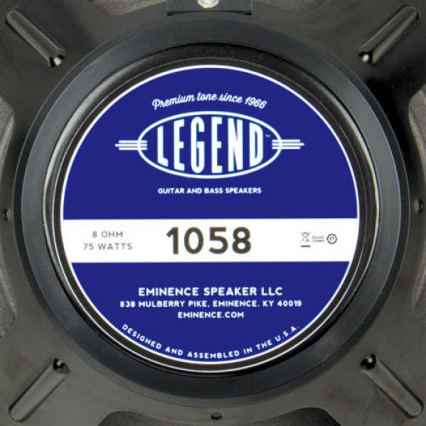 Pair Eminence Legend 1058 10 inch Lead Rhythm Guitar Replacement Speaker 8 ohm #6 image