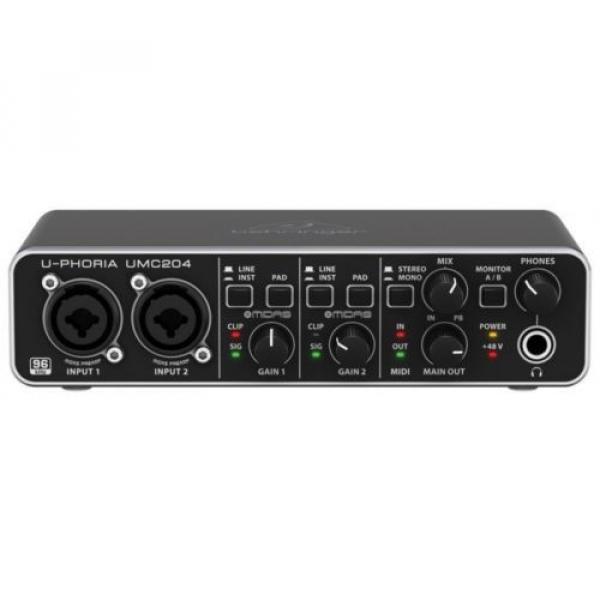 New BEHRINGER UMC204HD 24-Bit/192kHz USB audio interface Japan with Tracking #1 image