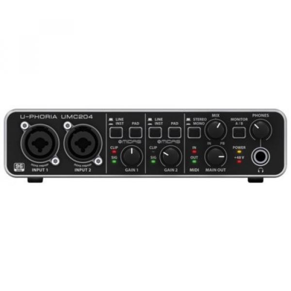 New BEHRINGER UMC204HD 24-Bit/192kHz USB audio interface Japan with Tracking #2 image