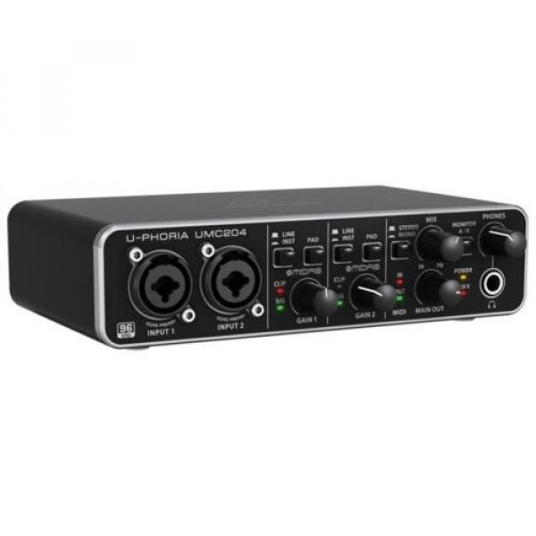 New BEHRINGER UMC204HD 24-Bit/192kHz USB audio interface Japan with Tracking #4 image