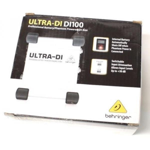 Behringer ULTRA-DI Di-100 Active Direct Inject Box #2 image