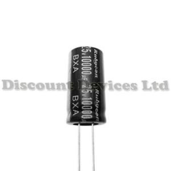 5x 10000uF 25V Radial Electrolytic Capacitor 105C #1 image