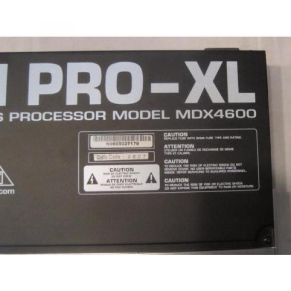 Behringer Multicom Pro-XL Audio Interactive Dynamics Processor - Model: MDX4600 #5 image