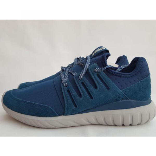 Adidas Originals Tubular Radial Blue Tech Steel/White (S80113) UK 8.5 FR 42.2/3 #1 image