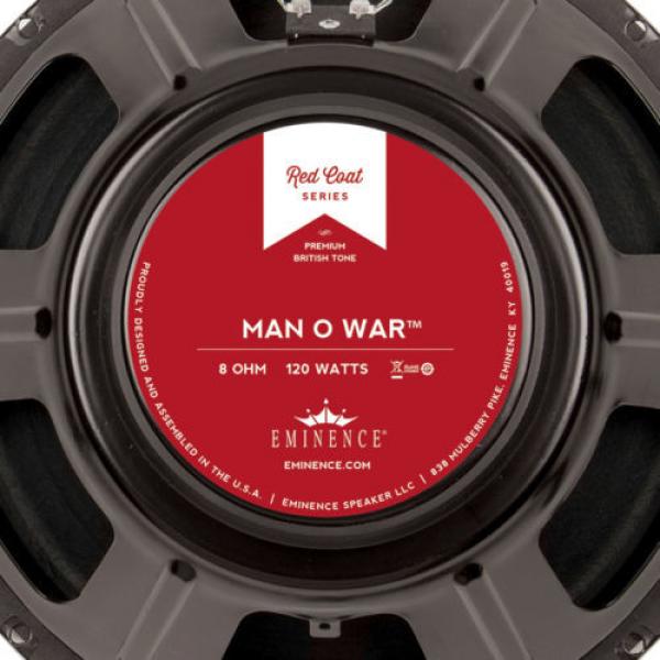 Pair Eminence Man O War 12&#034; Guitar Speaker Red Coat 8ohm 120W 102dB Replacement #6 image