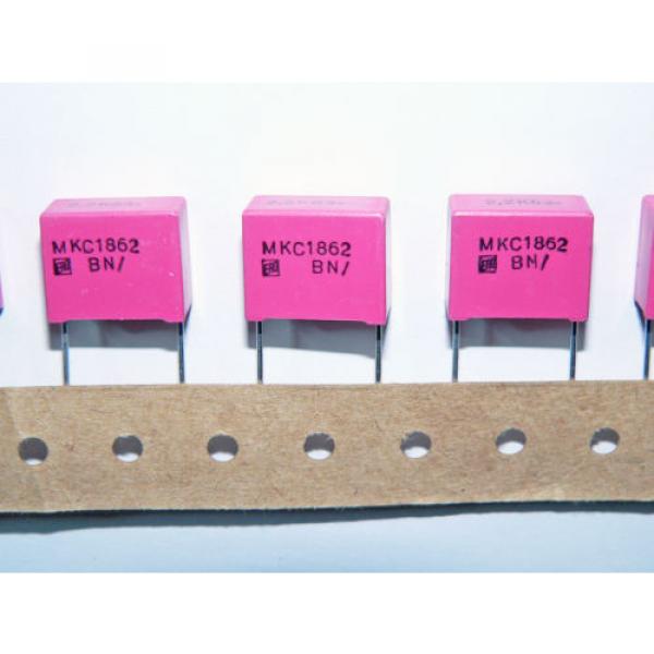 4 x NOS ERO 2.2uF 63V 10% MKC1862 Radial Polycarbonate Capacitors #1 image