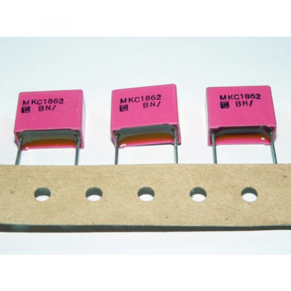 4 x NOS ERO 2.2uF 63V 10% MKC1862 Radial Polycarbonate Capacitors #3 image