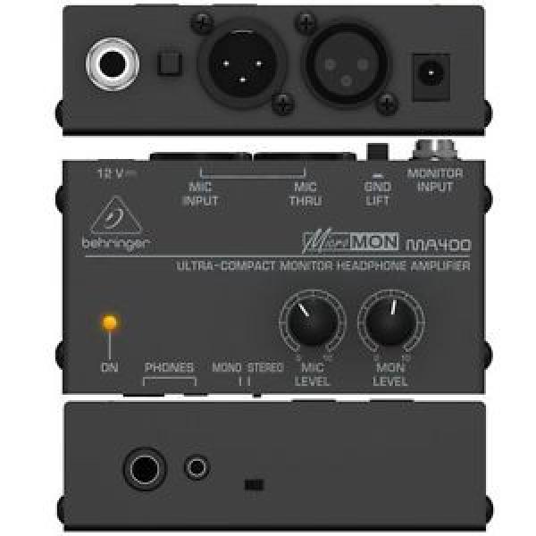 BEHRINGER MICROMON - MA400 - Compact Monitor Headphone Stereo Amplifier #1 image