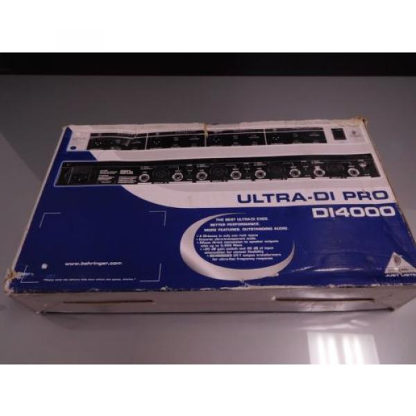 Behringer Ultra-DI DI4000 Professional 4-Channel Direct Injection Box #4 image