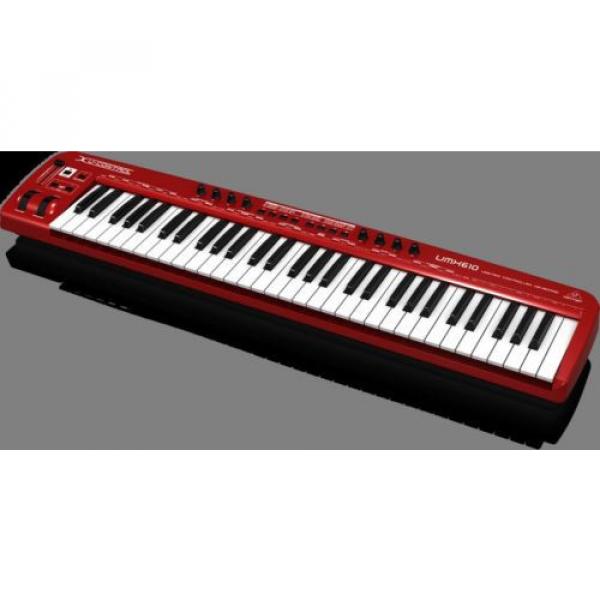 Behringer U-CONTROL UMX610 Controller Keyboard 61 Key USB/MIDI w/Audio Interface #4 image