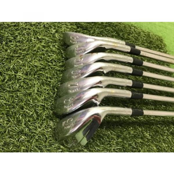 NICE Ben Hogan Golf RADIAL Sole Iron Set 3-9 Right RH Steel Apex #3 REGULAR Mens #8 image