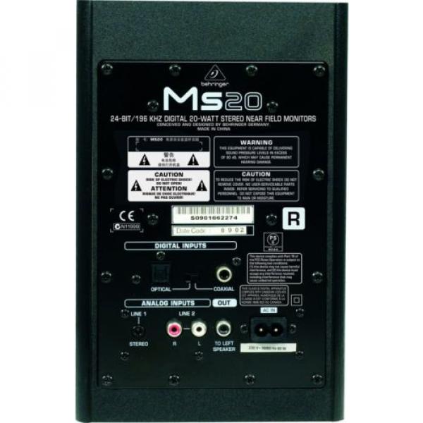 Behringer MS20 Digital Monitor Speakers #5 image