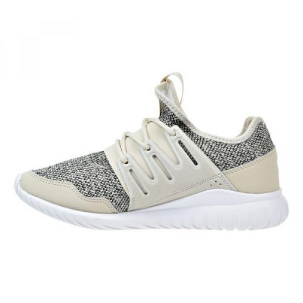 Adidas Originals Tubular Radial Big Kids Unisex Shoes Clear Brown/Black ba7305 #4 image