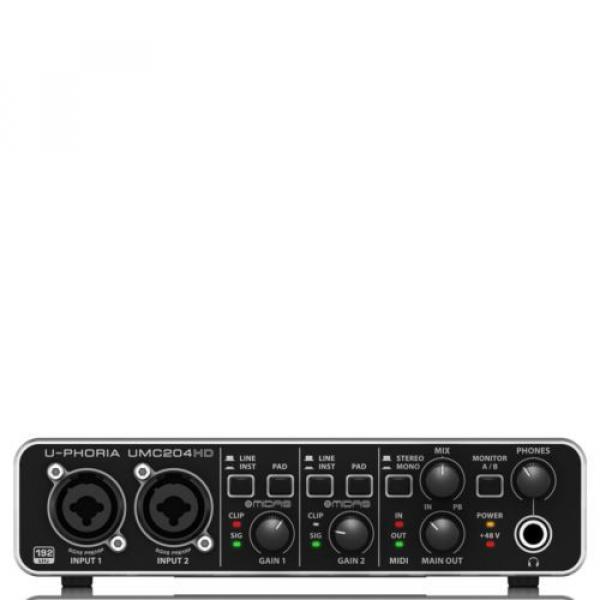 BEHRINGER U-PHORIA UMC204HD USB 2.0 Audio/MIDI Interface for recording #5 image