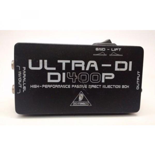 Behringer Ultra-DI DI400P High Performance Passive Direct Injection Box - Black #1 image