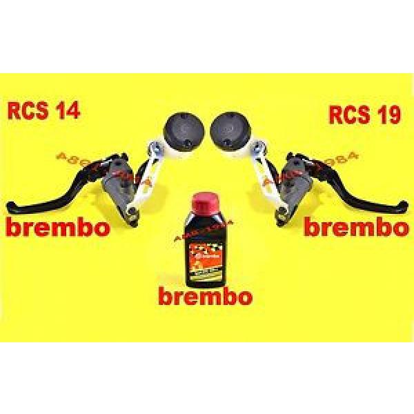 PUMP BREMBO RADIAL RCS 19 BRAKE FRONT + 14 REAR COMPLETE di ACCESSORIES #1 image