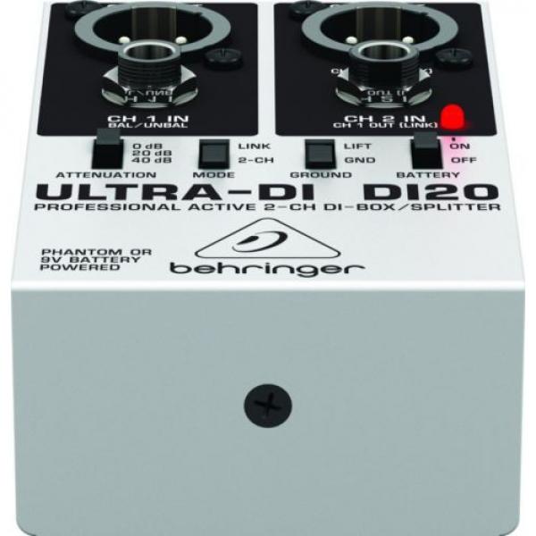 Behringer DI20 Ultra-DI 2 Channel DI Box/Splitter #5 image