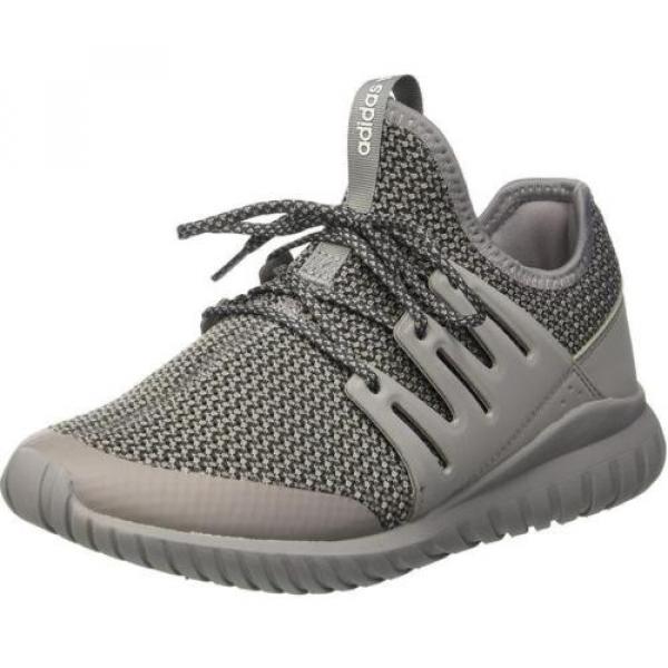 Adidas Originals Tubular Radial Youth Solid Grey Textile Trainers #1 image