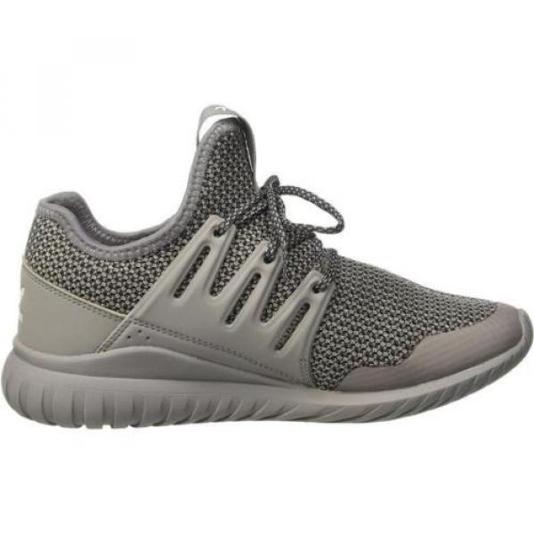 Adidas Originals Tubular Radial Youth Solid Grey Textile Trainers #2 image