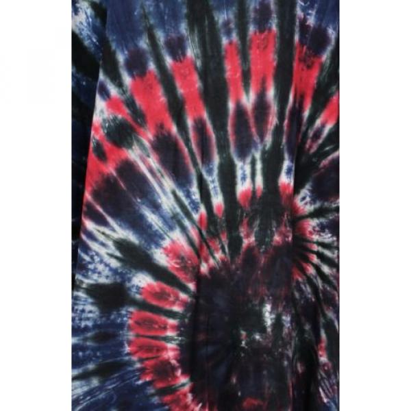 8724 Radial Tie Dye Casual Blouse CAFTAN TUNIC HIPPIE TOP PLUS SIZE 4X 5X, L36&#034; #2 image