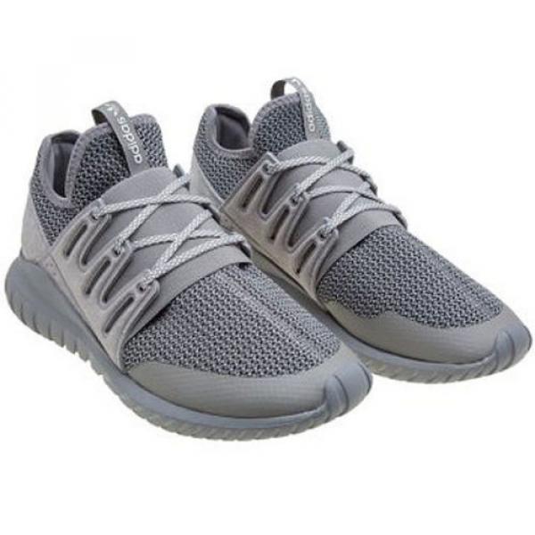 Women Originals S76718 Adidas Radial Tubular Running shoes gray white #1 image