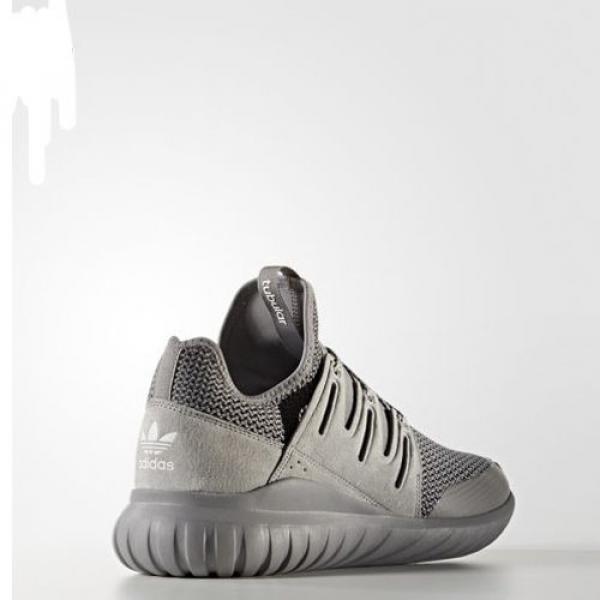 Women Originals S76718 Adidas Radial Tubular Running shoes gray white #6 image