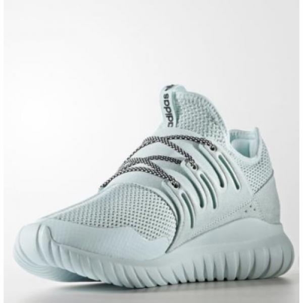 Adidas Mens Tubular Radial Ice Mint Core Black S76717 Size 8-13 Suede Green #4 image