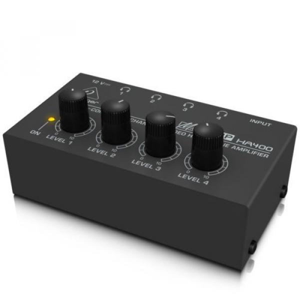 Behringer HA400 Microamp 4 Channel Stereo Headphone Amplifier #4 image