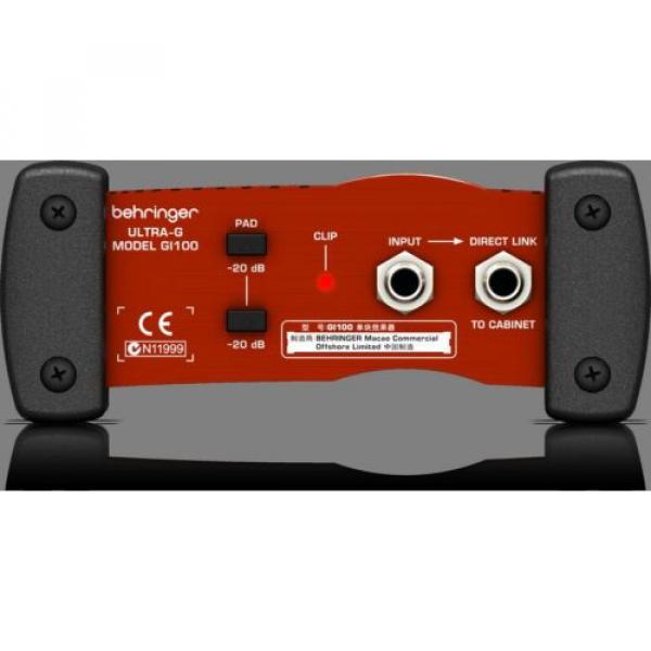 Behringer Ultra-G GI100 Professional Active DI Box with Guitar Amp Emulation #4 image