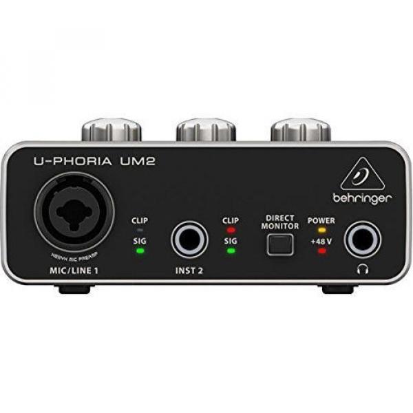 U-Phoria UM2 Music USB Audio Interface Recording Microphone Instrument Equipment #1 image